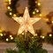 Christmas Tree Topper Lighted Star with Built-in 10 Replaceable Bulbs, 9.5